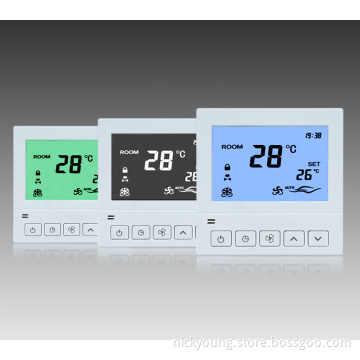 HVAC FCU WIFI LCD Touch Screen Rroom Thermostats